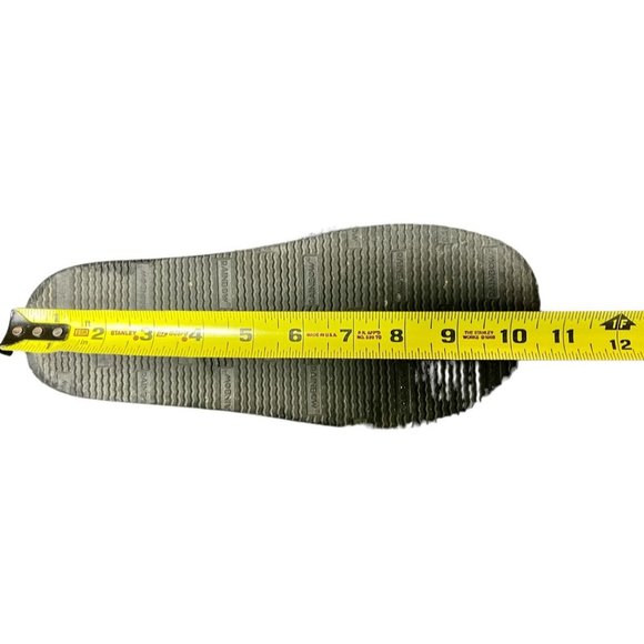 Rainbow Flip Flops Black Rubber Webbed Nylon Rainbow Arch Support Men Small - Picture 7 of 7